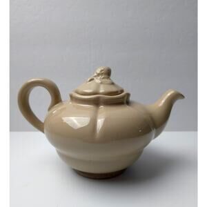 Cantagalli Pottery | Tea Pot | Made in Italy | Solid Color | Berry Handle
